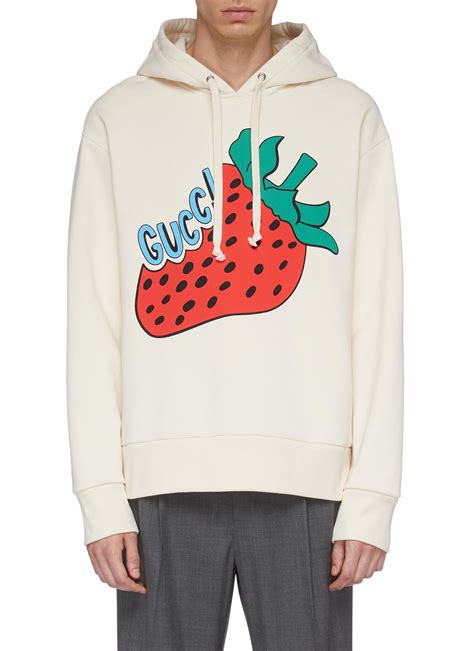 gucci strawberry mens|gucci strawberry hoodie.